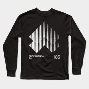 Propaganda / Minimalist Graphic Design Fan Artwork Long Sleeve T-Shirt